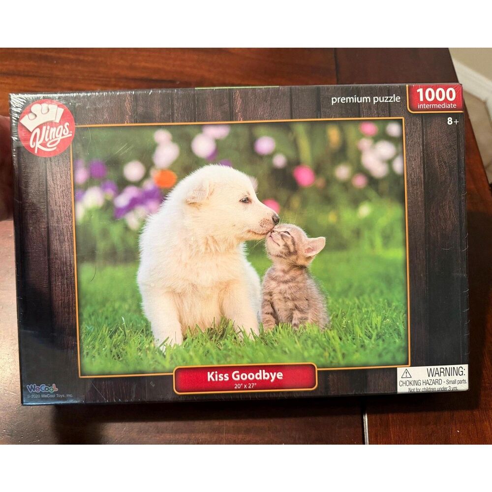 Kings We Cool 1000 Piece Premium Puzzle KISS GOODBYE 20" X 27" Sealed